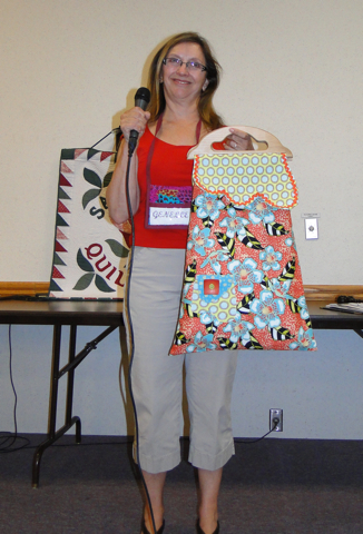 Genelle Voorhees, her "Knitting Bag"
